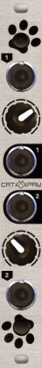 Eurorack Module CATPAW silver from Catoff