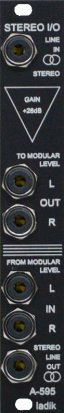 Eurorack Module A-595 Stereo line in & line out from Ladik