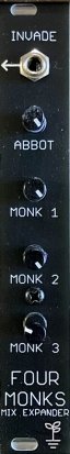 Eurorack Module FOUR MONKS EXP 1 from Ground Grown Circuits