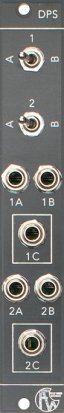 Eurorack Module Dual Passive Switch from Fully Wired Electronics