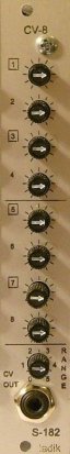 Eurorack Module S-182 CV outputs ...for S-180 from Ladik