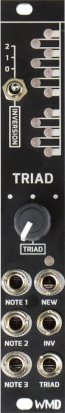 Eurorack Module Triad (Black Panel) from WMD