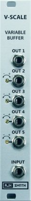 Eurorack Module V-Scale Variable Buffer (Silver Panel Version) from AJH Synth