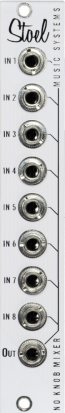 Eurorack Module No-Knob Mixer from Stoel Music Systems
