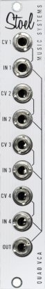 Eurorack Module Quad VCA from Stoel Music Systems