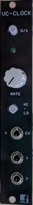 Eurorack Module Voltage Controlled Clock from PMFoundations
