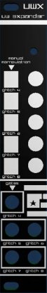 Eurorack Module Underwurlde glitch expander (Black Panel) from x1l3