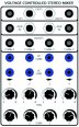 Serge Quad Input Voltage Controlled Stereo Mixer (QVM)