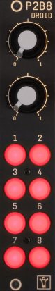 Eurorack Module DROID P2B8 Controller - red from Der Mann mit der Maschine