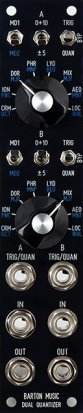 MOTM Module Barton Dual Nice Quantiser from Other/unknown