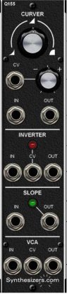 MU Module Q155 Curver, VC Inverter, Slope Detector, VCA from Synthesizers.com
