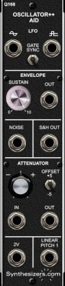 MU Module Q168 Oscillator++ Aid from Synthesizers.com