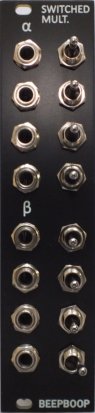 Eurorack Module 6hp Switched Mult. from BeepBoop Electronics