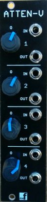 Eurorack Module Atten-V from PMFoundations