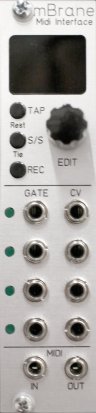 Eurorack Module mBrane (6hp Yarns, aluminum) from Michigan Synth Works