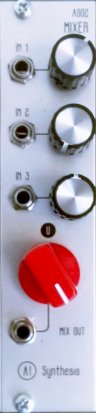 Eurorack Module AI Synthesis A002 Mixer (custom knobs) from Other/unknown