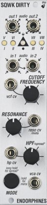 Eurorack Module Squawk Dirty To Me (silver) from Endorphin.es