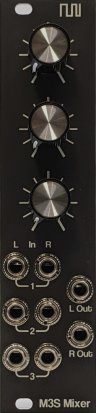 Eurorack Module M3S Mini Stereo Mixer from Weston Precision Audio