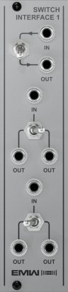 Eurorack Module Switch Interface 1 (Aluminium Panel) from EMW