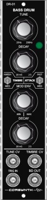 MU Module DR-01 Bass Drum from Corsynth