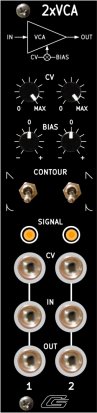 Eurorack Module 2xVCA r1 from G-Storm Electro