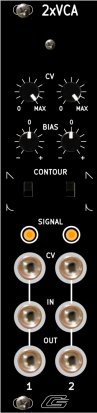 Eurorack Module 2xVCA from G-Storm Electro