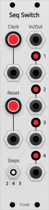Eurorack Module Fonitronik Sequential Switch (Grayscale panel) from Grayscale