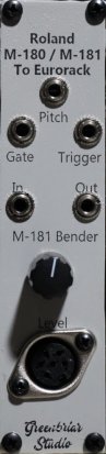 Eurorack Module Roland M-180/M-181 to Eurorack from Other/unknown