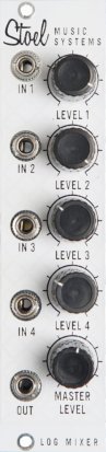 Eurorack Module Log (Audio) Mixer from Stoel Music Systems