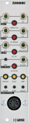 Eurorack Module MIDI 3 from Pittsburgh Modular
