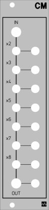 Eurorack Module Clock Multiplier (CM) from Wavefonix