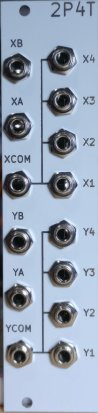 Eurorack Module 2P4T analogue sw from Beers