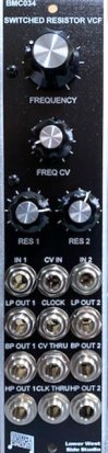 MU Module BMC034 Switched Resistor VCF v2 (1-space) from Lower West Side Studio