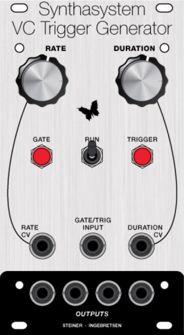 synthCube STEINER VC TRIGGER GENERATOR Eurorack Module on ModularGrid