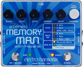 Pedals Module Stereo Memory Man With Hazarai from Electro-Harmonix