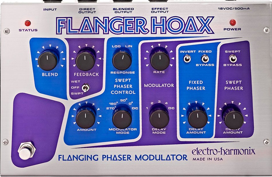 Electro-Harmonix Flanger hoax - Pedal on ModularGrid