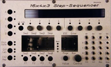16x4x3 Step-Sequencer
