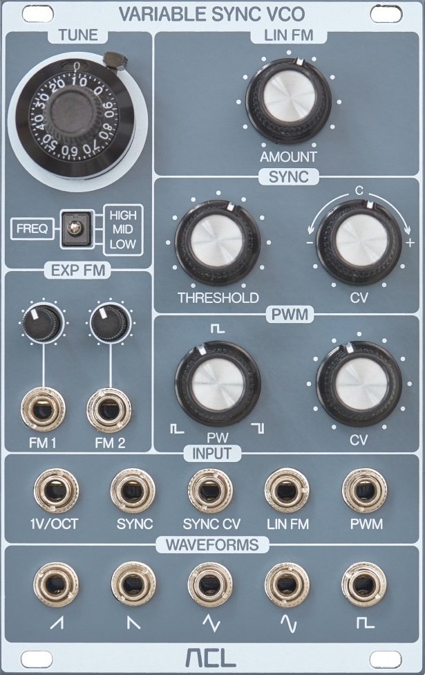 ACL Variable Sync VCO Eurorack Module on ModularGrid
