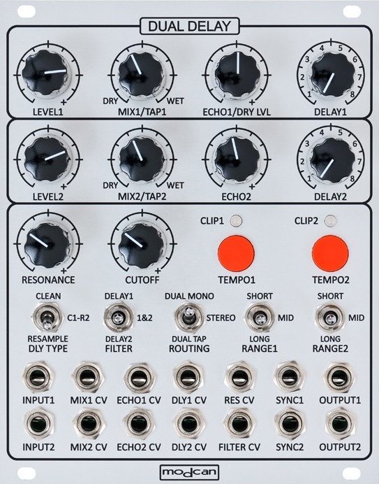 Modcan Dual Delay Eurorack Module on ModularGrid