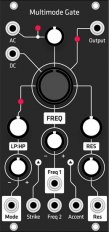 Eurorack Module MMG (Grayscale black panel) from Grayscale