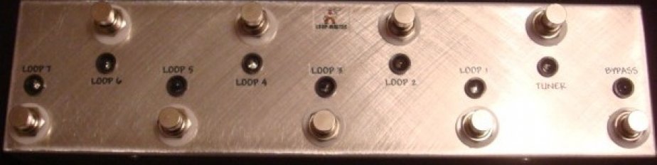 Loop-Master 7 Looper w/Tuner Out & Master Bypass (STAG)