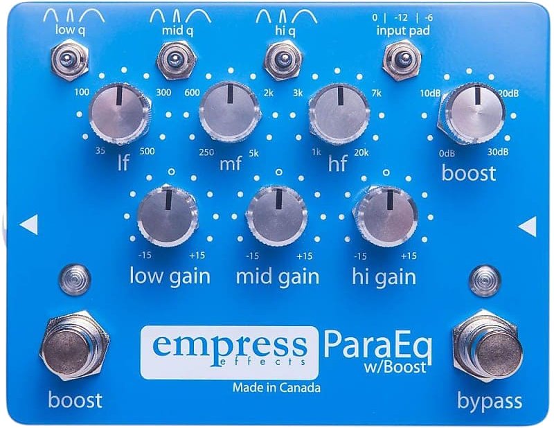 Empress Effects ParaEq - Pedal on ModularGrid