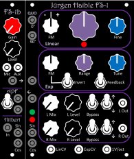 Eurorack Module Haible FS-1 Eurorack panel from Other/unknown