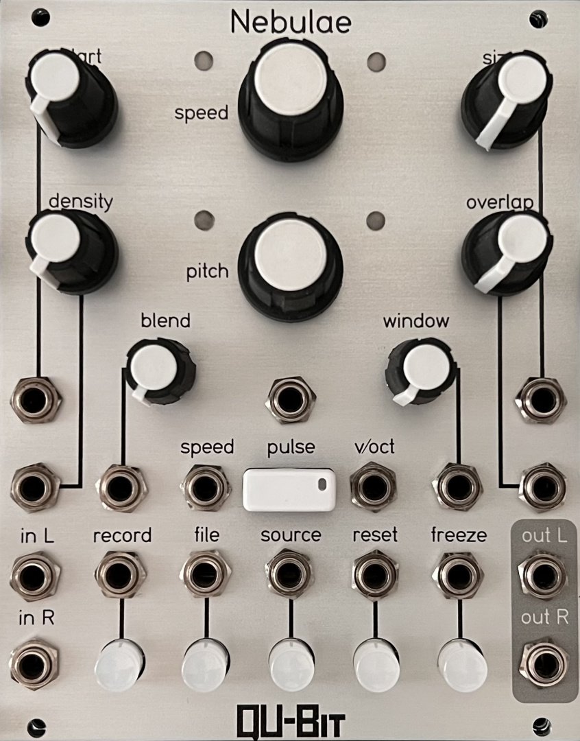 QuBit Electronix Nebulae V2 silver Eurorack Module on ModularGrid