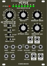 Eurorack Module VC-FCS Stereo Forward Compressor from Cwejman