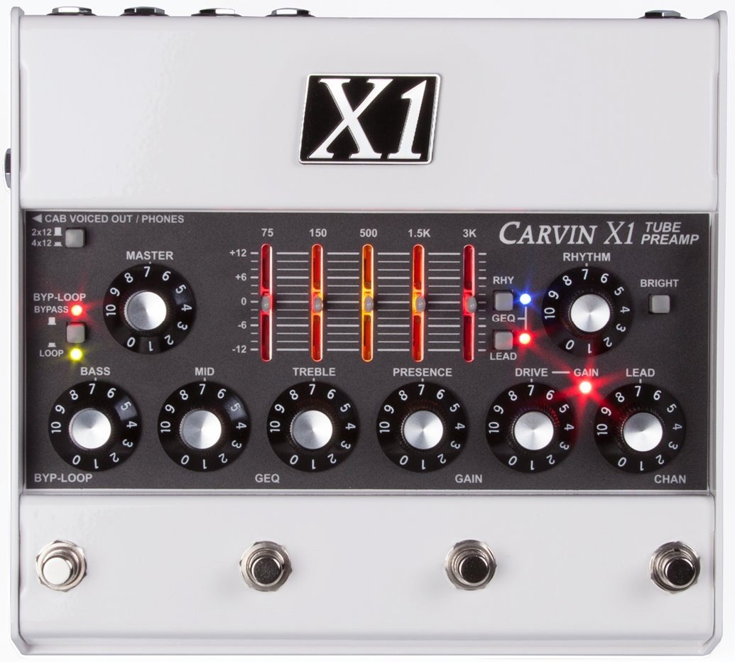 Carvin X1 Tube Preamp Pedal On Modulargrid