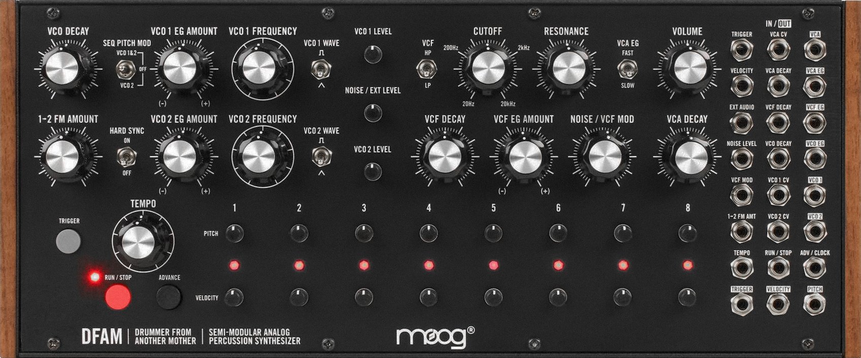 Moog Music Inc. DFAM - Pedal on ModularGrid
