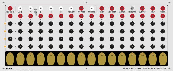 Touch Activated Keyboard Sequencer