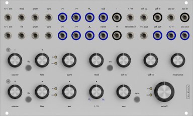 Eurorack Module RAVEN - Natural Anodized from birdkids