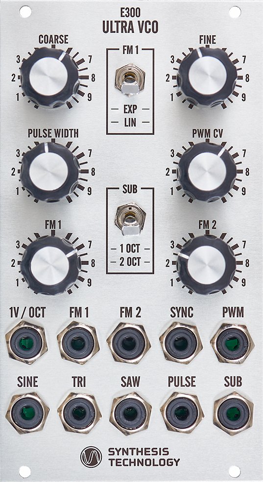 Synthesis Technology E300 Ultra VCO Eurorack Module on ModularGrid